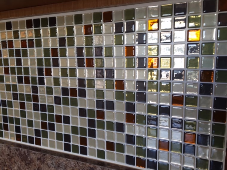 How Are They Holding up? Smart Tile Backsplash Review  Little House of  Four - Creating a beautiful home, one thrifty project at a time.