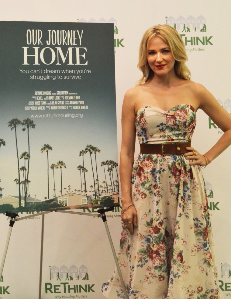 Jewel narrated the documentary "Our Journey Home"