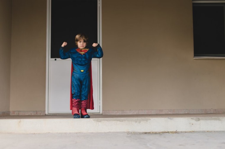 Ask your kids to get into character to bring out interesting facial expressions and help them relax in front of the camera.