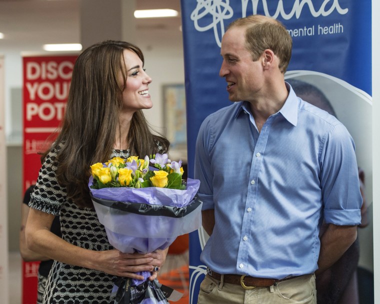 Image: The Duke & Duchess Of Cambridge Mark World Mental Health Day