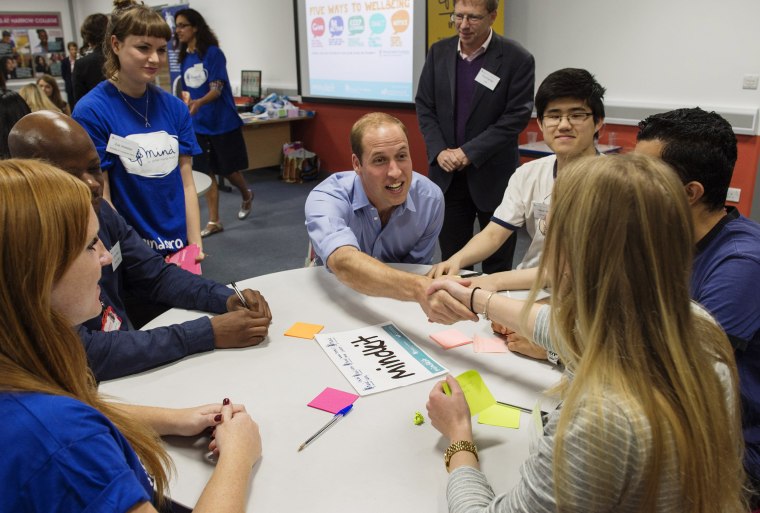 Image: The Duke & Duchess Of Cambridge Mark World Mental Health Day