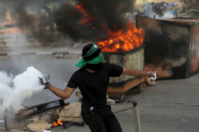 Image: Palestinian protester