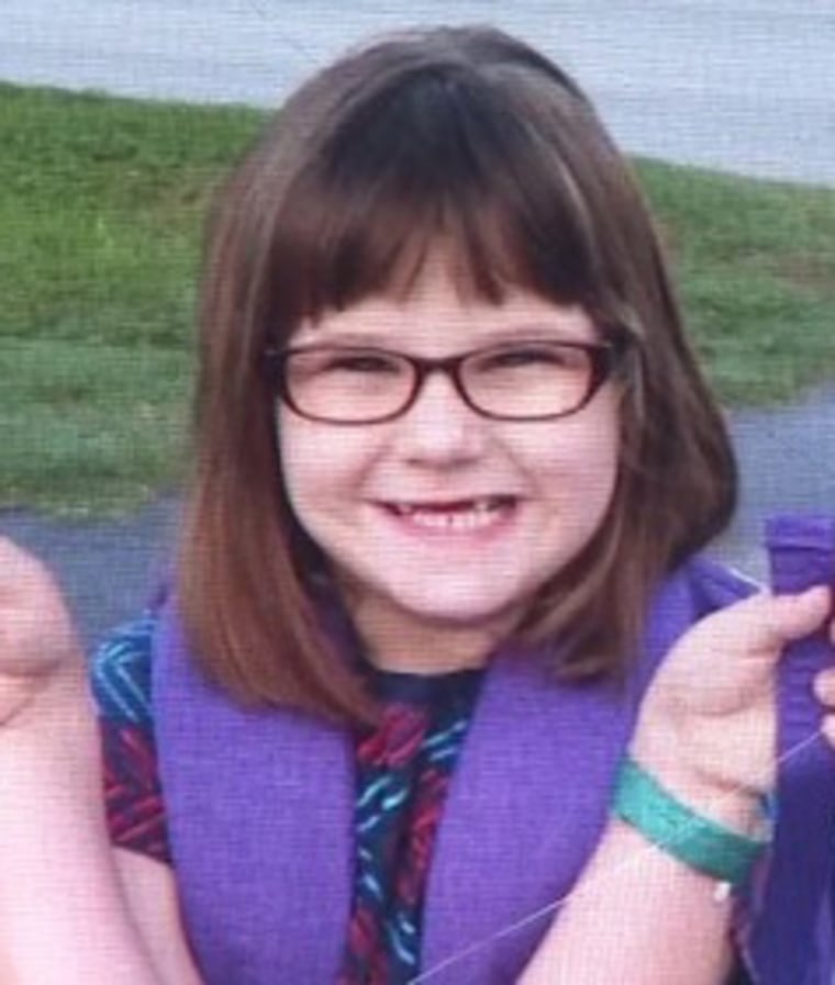 Officials say Alexis Lynn Johnson, 6, was last seen with her mother's ex-boyfriend, Harvey Eugene York Jr. She was located safe Monday evening.