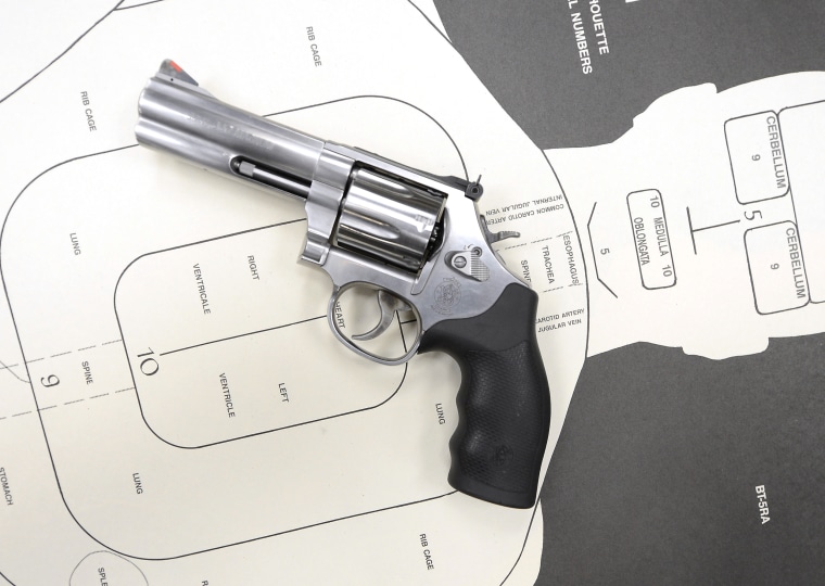 Image:  A Smith &amp; Wesson .357 magnum revolver