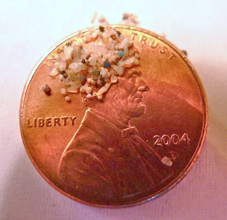 Image: plastic microbeads