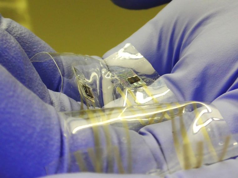Image: artificial skin developed by researchers at Stanford