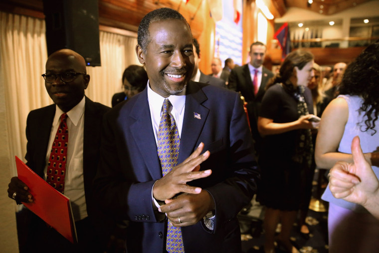 Image: *** BESTPIX *** Ben Carson Discusses His New Book At National Press Club Event In Washington