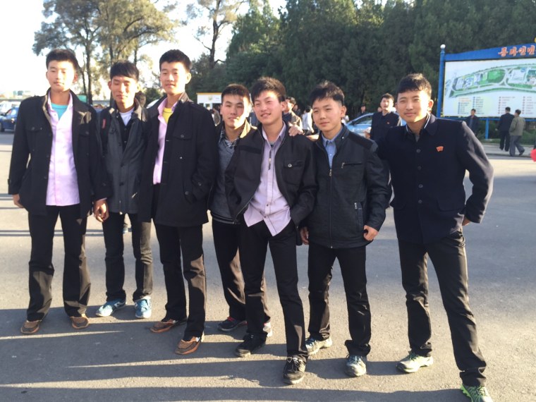 Image: North Korean youths