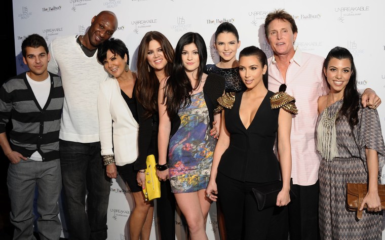 Image: The Kardashians and Lamar Odom in April 2011