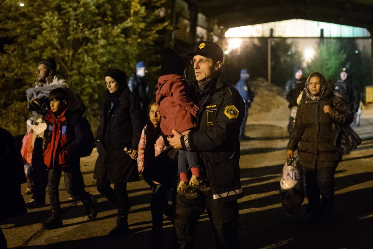 Image: SLOVENIA-AUSTRIA-EUROPE-MIGRANTS