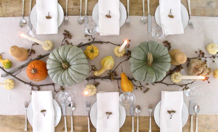 Fall Harvest Table Setting