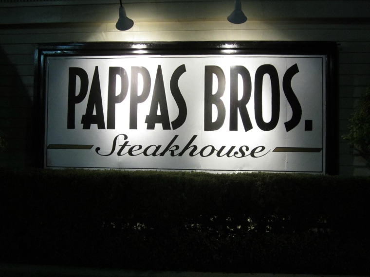 Pappas Bros. Steakhouse in Houston, Texas