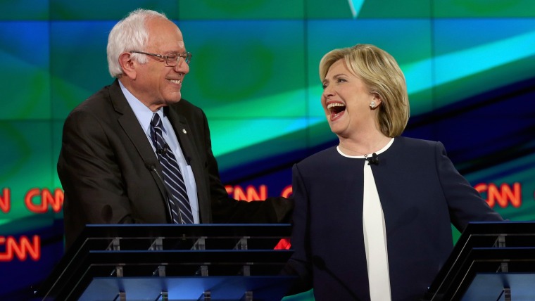 Democratic Presidential Candidates Hold First Debate In Las Vegas