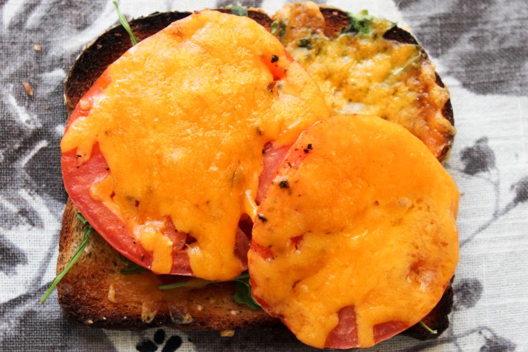 Tomato and Cheddar Toast
