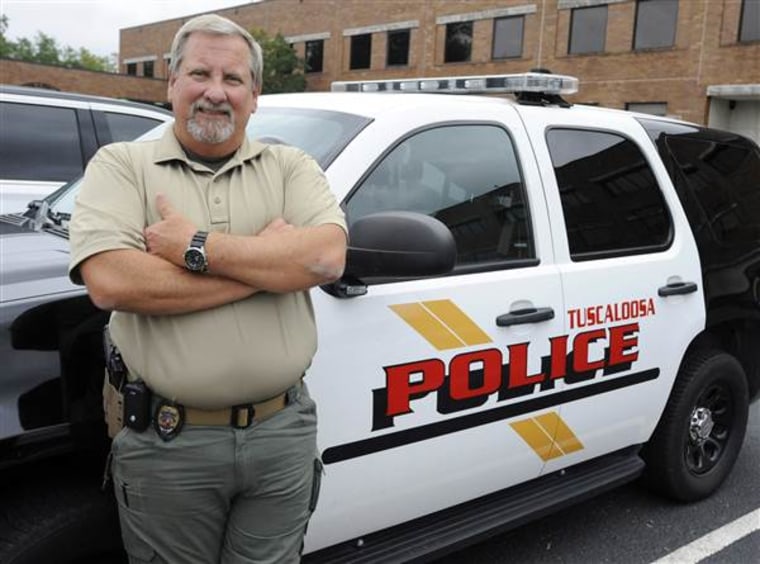 Mike Flowers, Tuscaloosa Police Department, retiring police officer