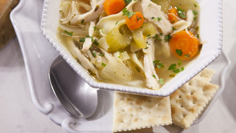 homemade chicken noddle soup