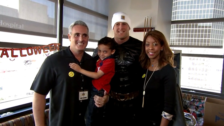 J.J. Watt is Batman! Texans star surprises children's hospital in character on TODAY