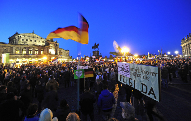 Image: PEGIDA rally in Dresden, Germany