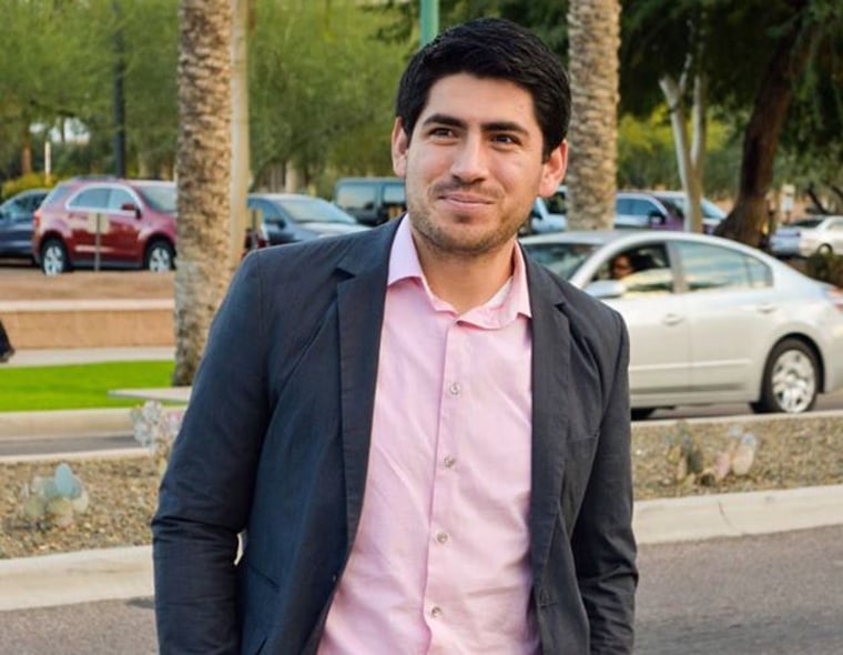 Jose Patiño, 26, teaches math at Agua Fria High School in Avondale, Ariz., as a Teach for America corps member.