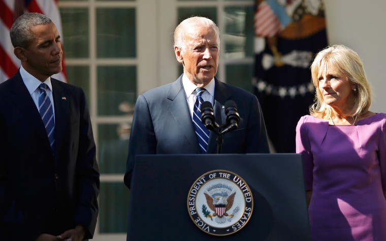 Image: U.S. Vice President Biden announces his he will not seek the 2016 Democratic presidential nomination