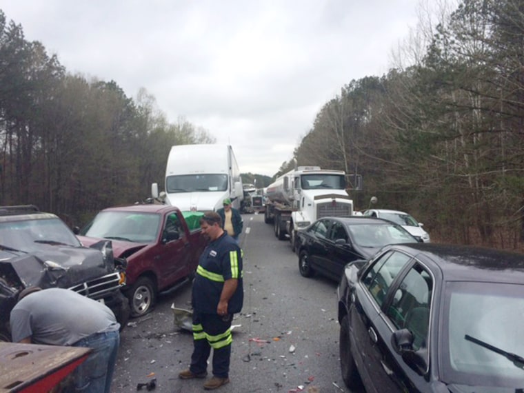 Image: a pileup crash