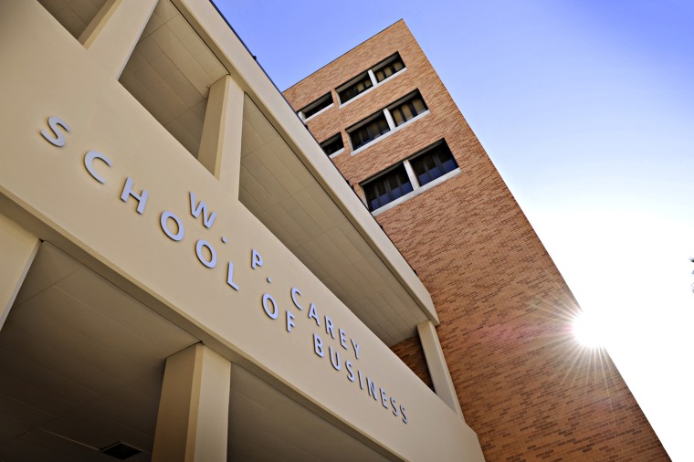 Image: W.P. Carey business school at Arizona State University