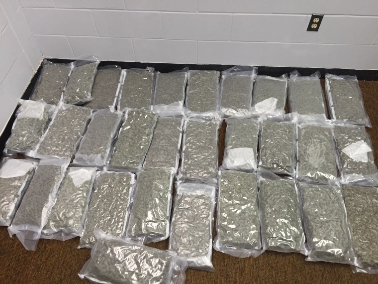 Image: Hazlet Township Police seized 50 pounds of marijuana