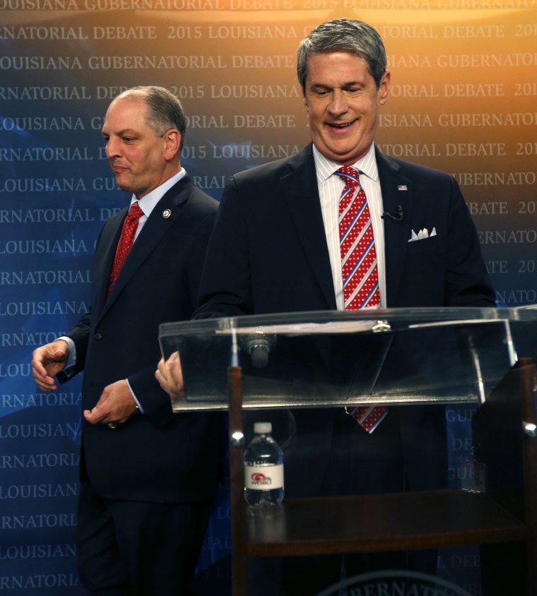 Image: John Bel Edwards, David Vitter