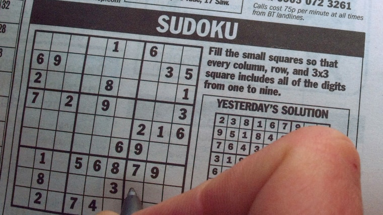 Info about the sudoku puzzle. Sudoku Menu