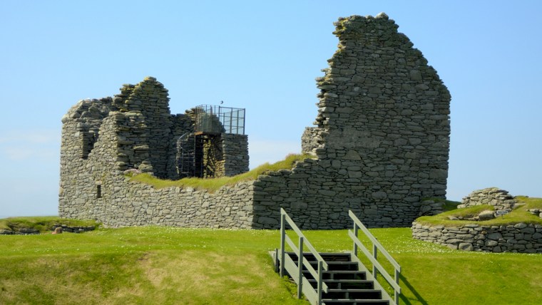 Jarlshof Ruins in the Shetland Islands