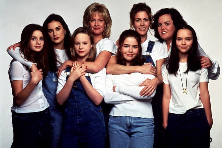 NOW AND THEN, Gaby Hoffman, Demi Moore, Thora Birch, Melanie Griffith, Ashleigh Aston Moore, Rita Wi