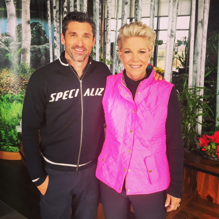 Patrick Dempsey and Joan Lunden