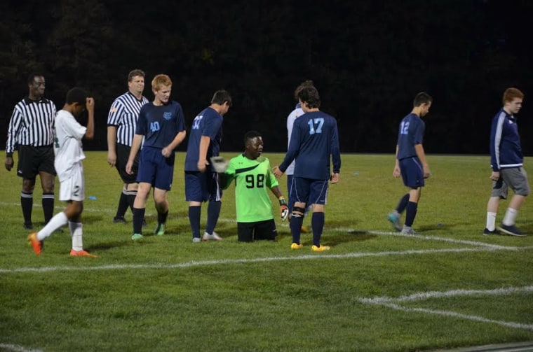 soccer goalie without legs