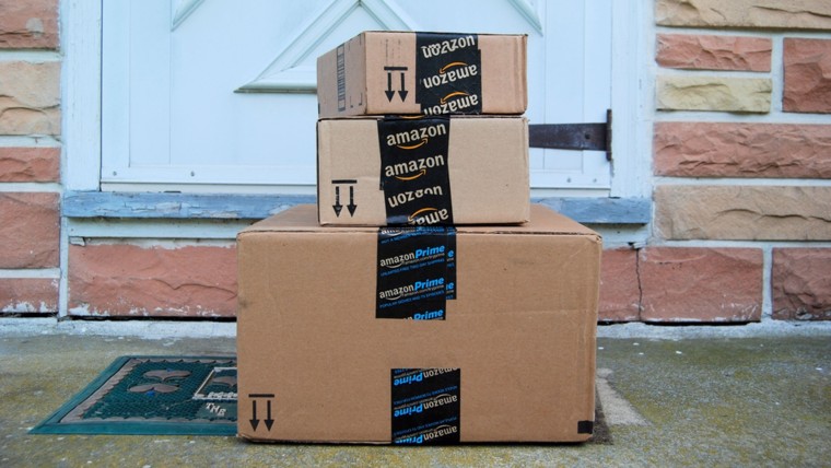 MARYLAND, USA - JUNE 3, 2014: Image of an Amazon packages. Amazon is an online company and is the largest retailer in the world.; Shutterstock ID 196805375; PO: Brandon for News