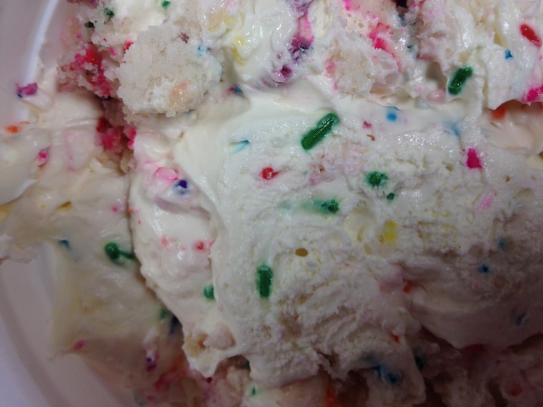 Rainbow Funfetti Cake Cream Cheese at The Bagel Store