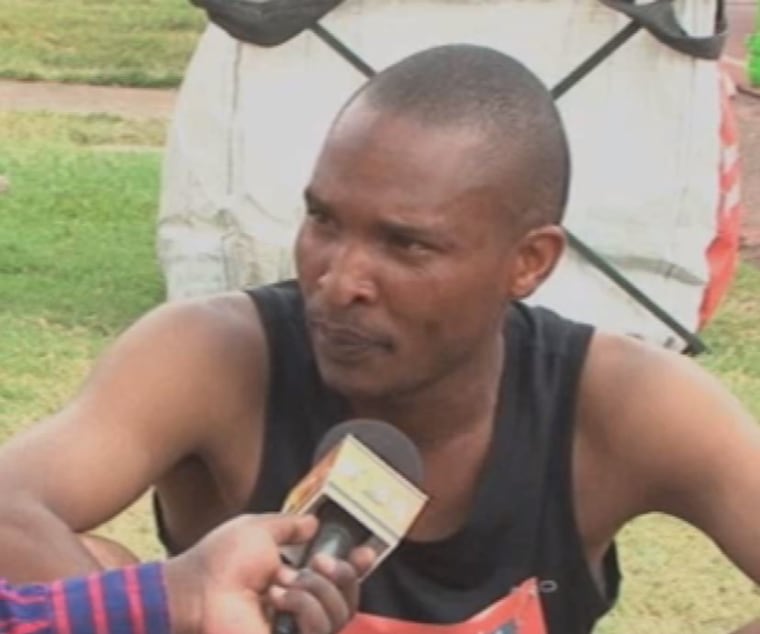 Julius Njogu told reporters he had run the whole course.