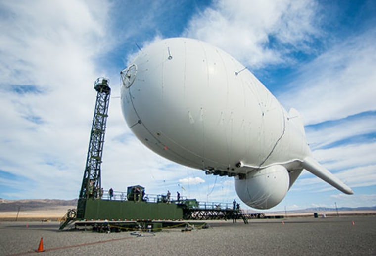 IMAGE: JLENS tethered aircraft