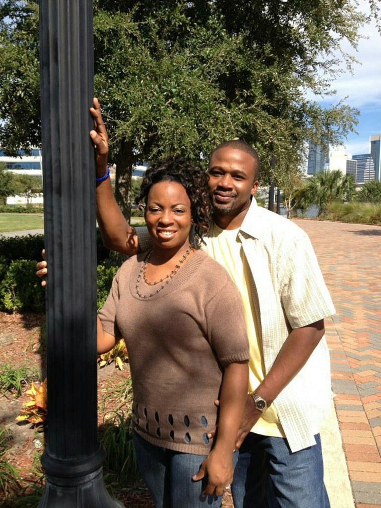 Image: Anthony Shawn Thomas with his wife Tinisha Thomas