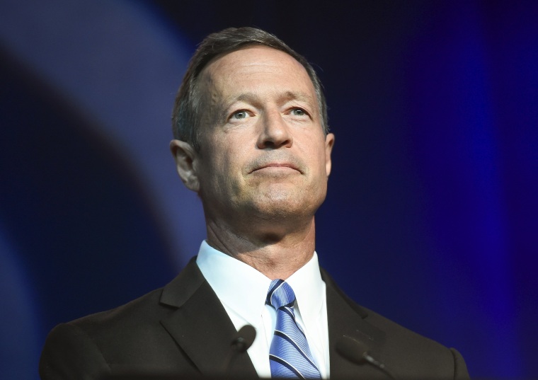 Image: Martin O'Malley addresses the DNC Summer Meeting in Minneapolis