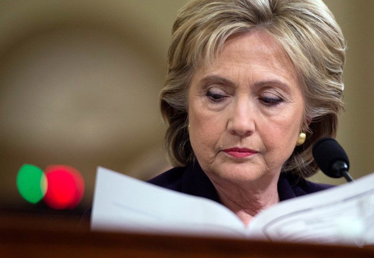 Image: Hillary Clinton appears before the House Select Committee on Benghazi