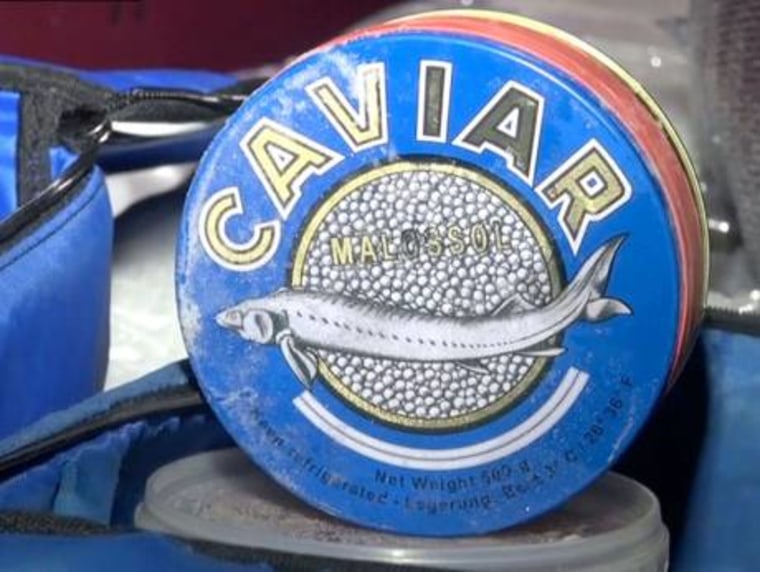 IMAGE: Contraband caviar found in Russian hearse