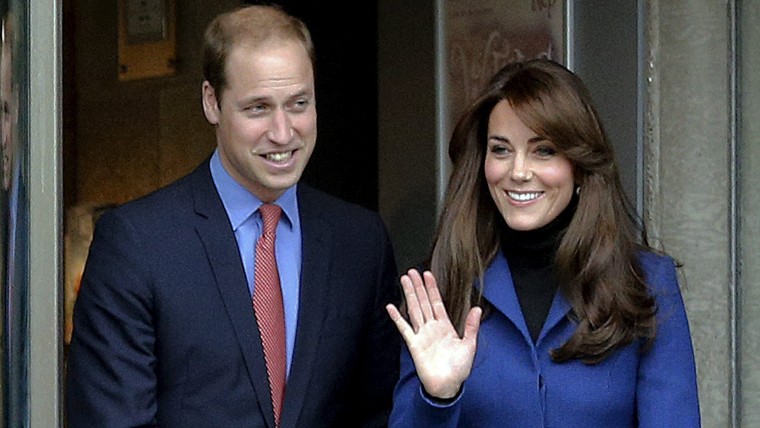 Britain's Prince William and his wife Catherine, Duchess of Cambridge