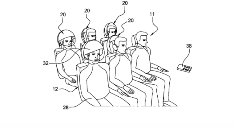 7 scary airline seat patents: Airbus' sensory helmets