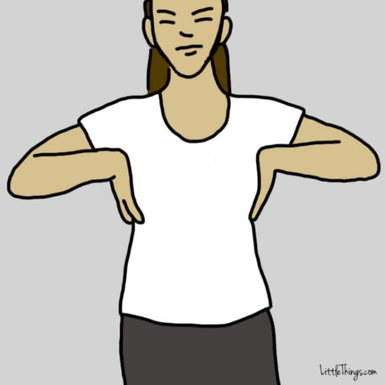 Chicken dance exercise for carpel syndrome