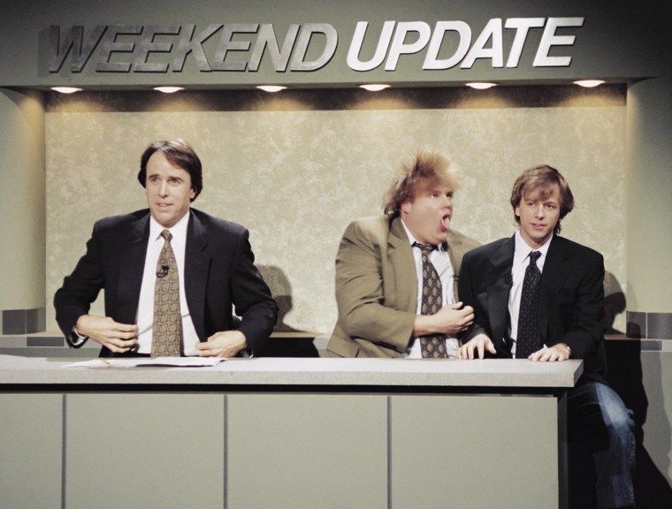 David Spade and Chris Farley