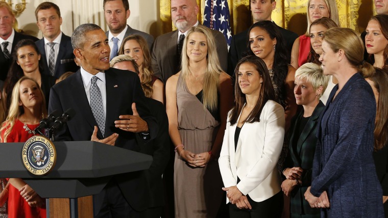 Image: Soccer: U.S. Women's National Soccer Team at White House