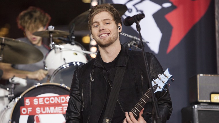 5 Seconds of Summer performs on the TODAY Show plaza.