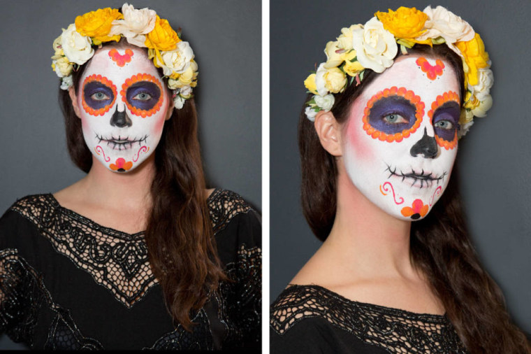 sugar skull makeup