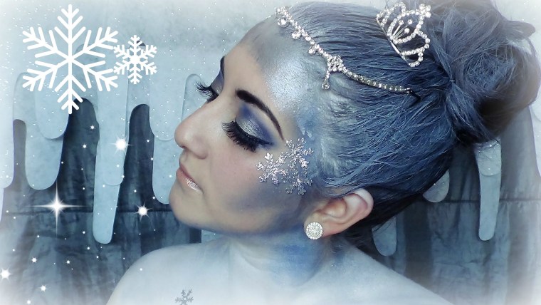 snow queen makeup