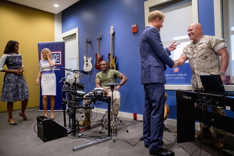 Image: Prince Harry, Michelle Obama, Jill Biden